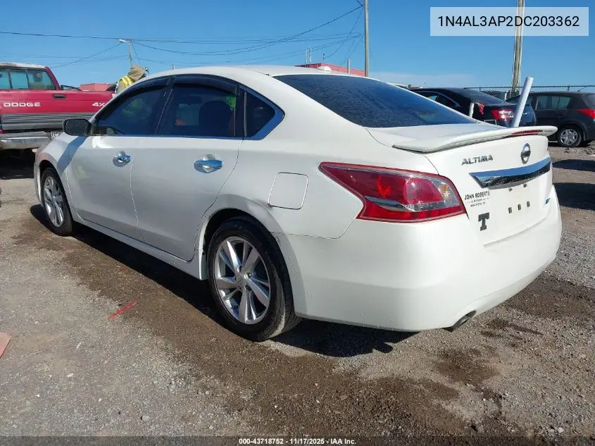 1N4AL3AP2DC203362 2013 Nissan Altima 2.5 Sv