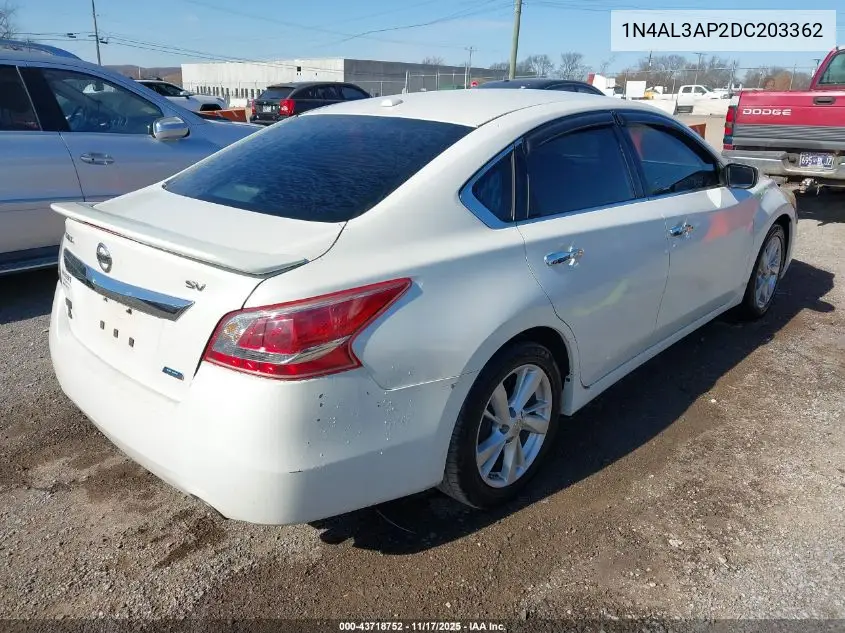 1N4AL3AP2DC203362 2013 Nissan Altima 2.5 Sv