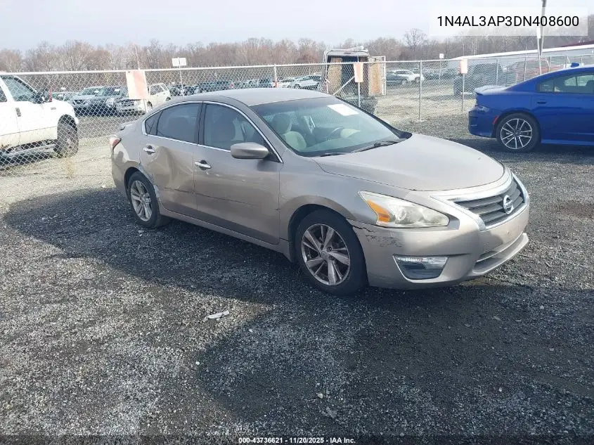 1N4AL3AP3DN408600 2013 Nissan Altima 2.5 Sv