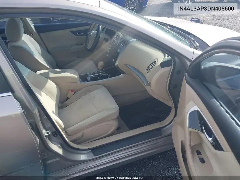 1N4AL3AP3DN408600 2013 Nissan Altima 2.5 Sv