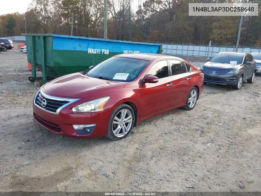 1N4BL3AP3DC258648 2013 Nissan Altima 3.5 Sl