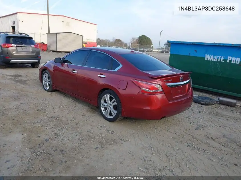 1N4BL3AP3DC258648 2013 Nissan Altima 3.5 Sl