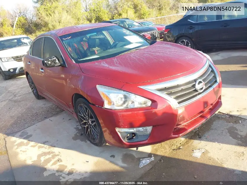 1N4AL3AP8DN540722 2013 Nissan Altima 2.5 Sl