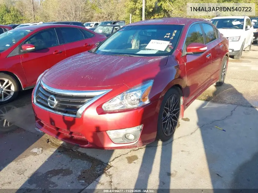 1N4AL3AP8DN540722 2013 Nissan Altima 2.5 Sl