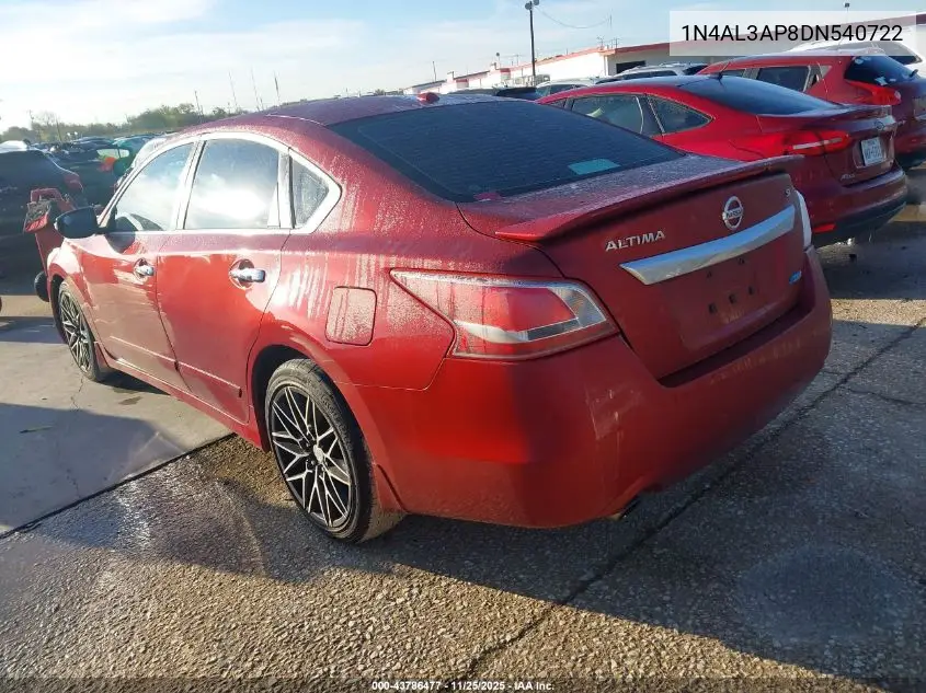1N4AL3AP8DN540722 2013 Nissan Altima 2.5 Sl