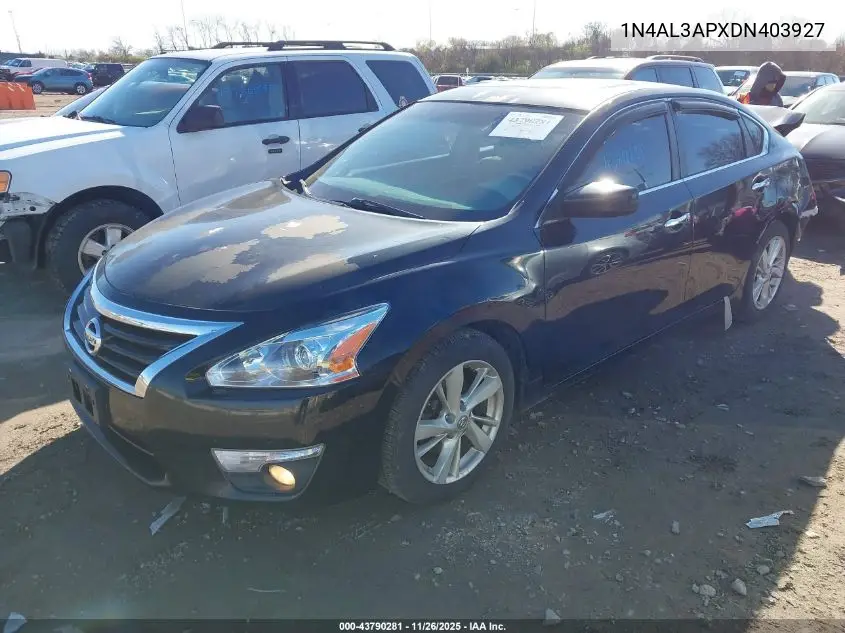 1N4AL3APXDN403927 2013 Nissan Altima 2.5 Sv