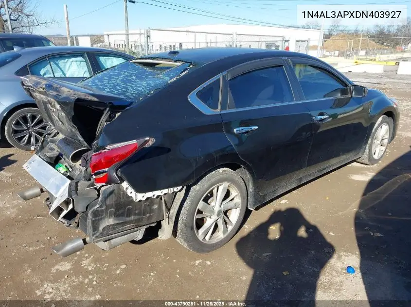 1N4AL3APXDN403927 2013 Nissan Altima 2.5 Sv