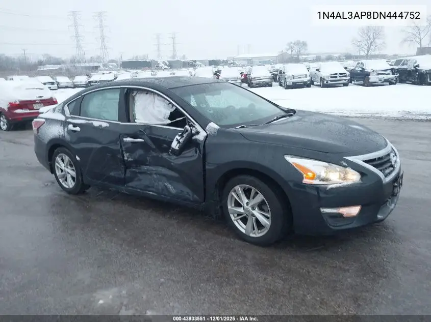 1N4AL3AP8DN444752 2013 Nissan Altima 2.5 Sv