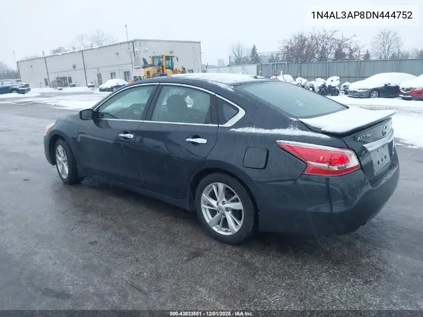1N4AL3AP8DN444752 2013 Nissan Altima 2.5 Sv