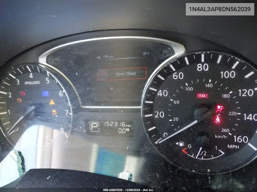 1N4AL3AP8DN562039 2013 Nissan Altima 2.5 Sl