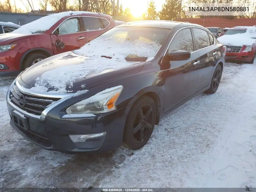 1N4AL3AP8DN580881 2013 Nissan Altima 2.5 S