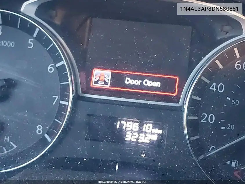 1N4AL3AP8DN580881 2013 Nissan Altima 2.5 S