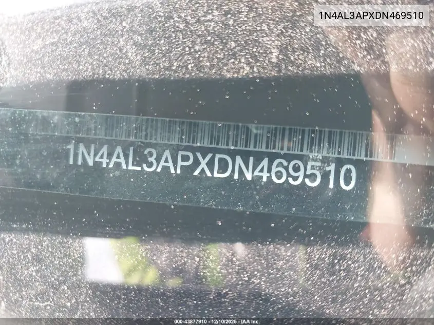 1N4AL3APXDN469510 2013 Nissan Altima 2.5 Sl