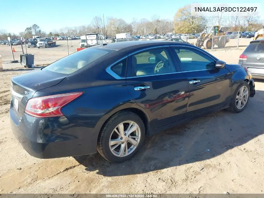 1N4AL3AP3DC122497 2013 Nissan Altima 2.5 Sv