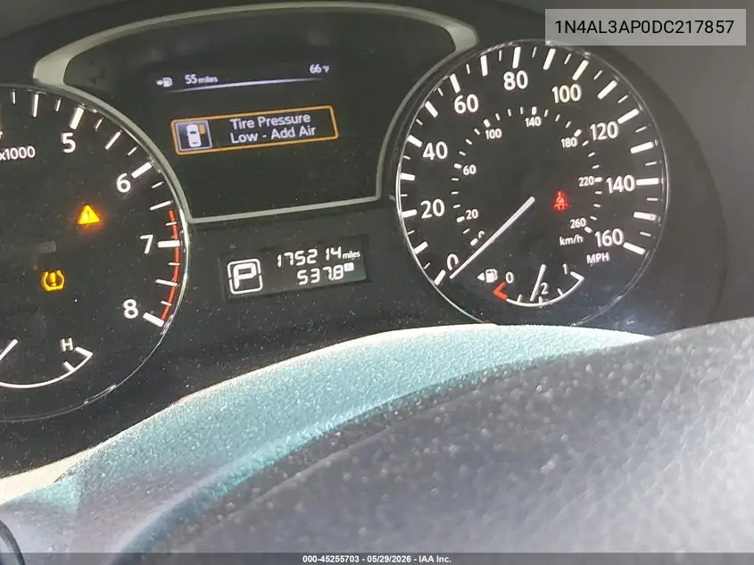 1N4AL3AP0DC217857 2013 Nissan Altima 2.5 Sv
