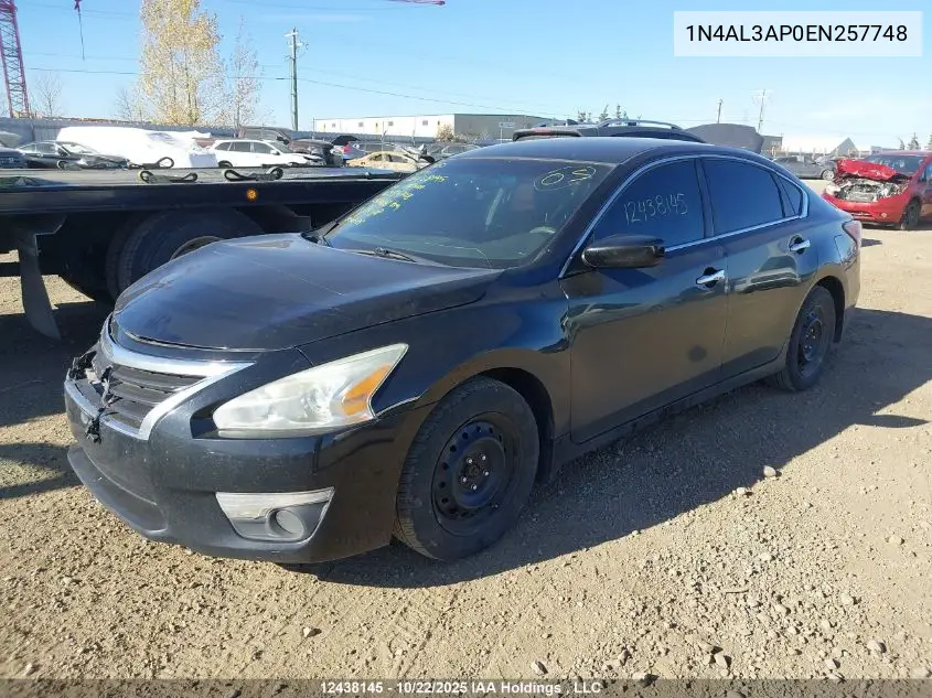 1N4AL3AP0EN257748 2014 Nissan Altima 2.5/2.5 S/2.5 Sl/2.5 Sv