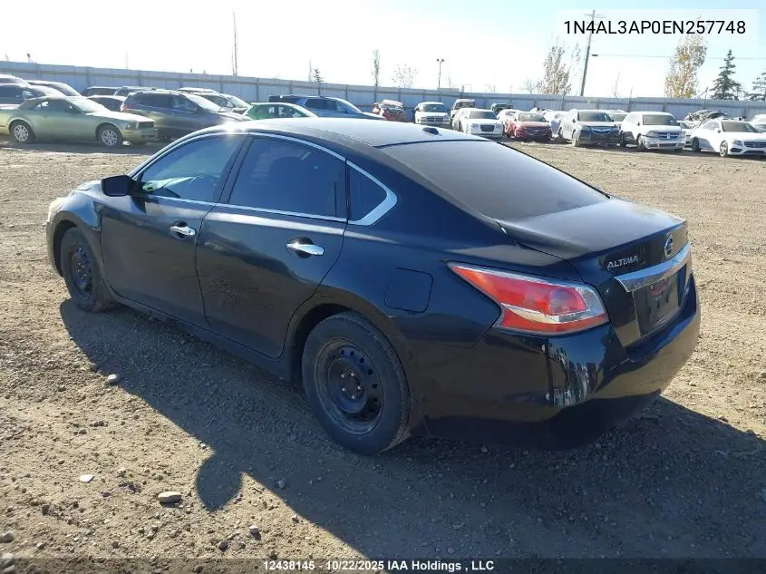 1N4AL3AP0EN257748 2014 Nissan Altima 2.5/2.5 S/2.5 Sl/2.5 Sv