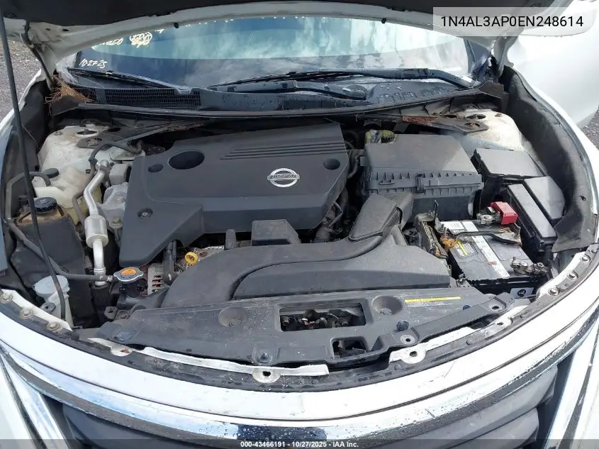 1N4AL3AP0EN248614 2014 Nissan Altima 2.5 S