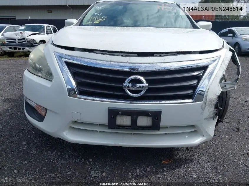 1N4AL3AP0EN248614 2014 Nissan Altima 2.5 S
