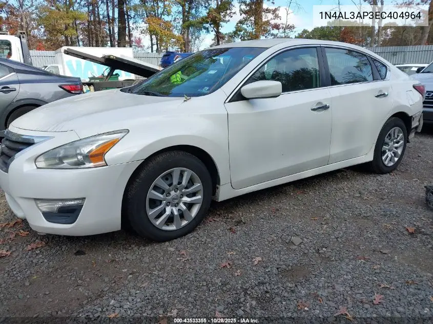1N4AL3AP3EC404964 2014 Nissan Altima 2.5/2.5 S/2.5 Sl/2.5 Sv