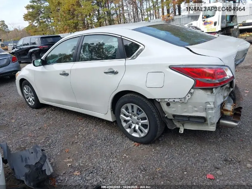 1N4AL3AP3EC404964 2014 Nissan Altima 2.5/2.5 S/2.5 Sl/2.5 Sv