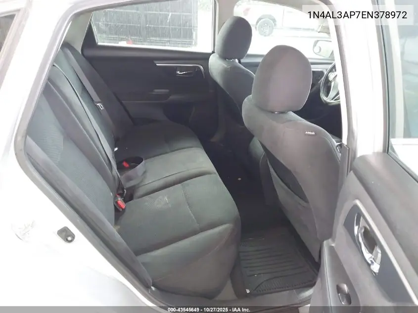 1N4AL3AP7EN378972 2014 Nissan Altima 2.5/2.5 S/2.5 Sl/2.5 Sv