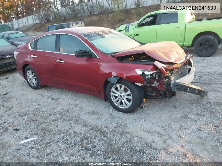 1N4AL3AP3EN241639 2014 Nissan Altima 2.5 S