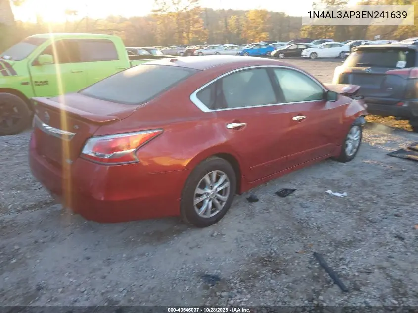 1N4AL3AP3EN241639 2014 Nissan Altima 2.5 S