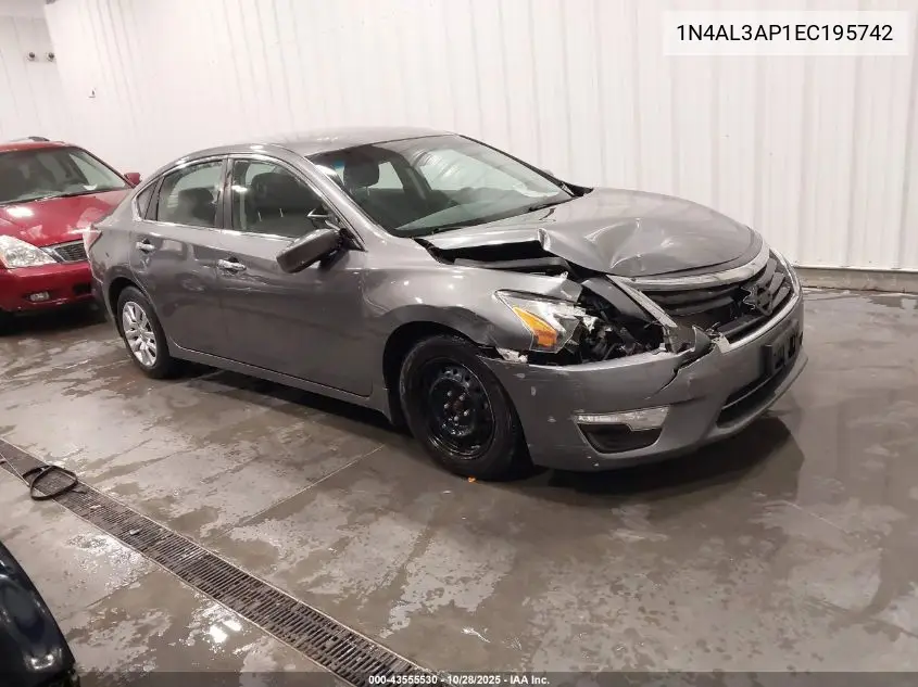 1N4AL3AP1EC195742 2014 Nissan Altima 2.5 S