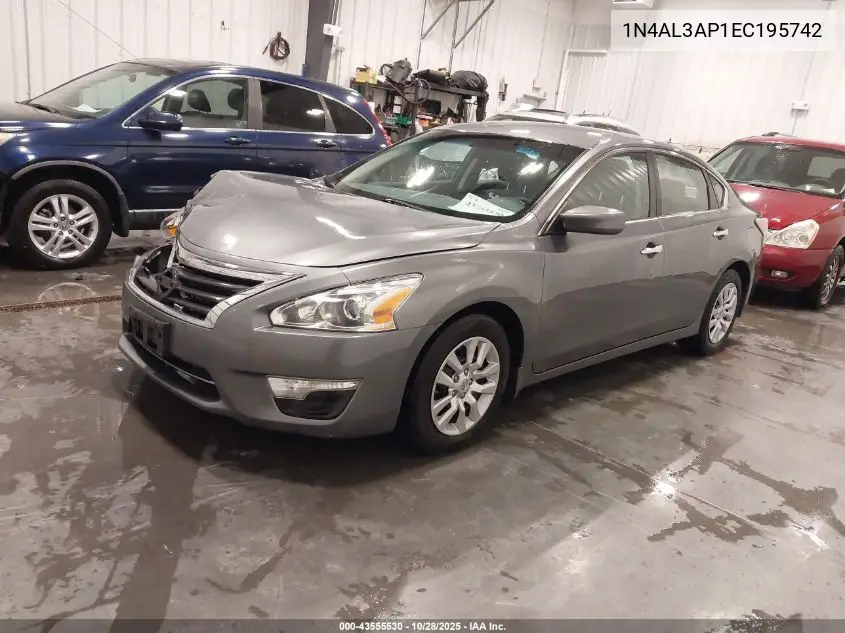 1N4AL3AP1EC195742 2014 Nissan Altima 2.5 S