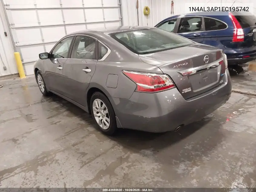 1N4AL3AP1EC195742 2014 Nissan Altima 2.5 S