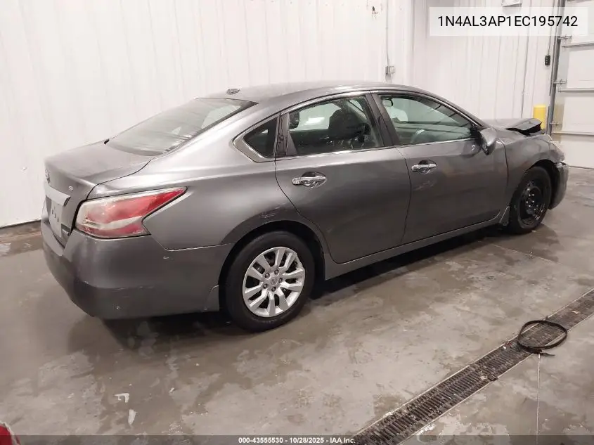 1N4AL3AP1EC195742 2014 Nissan Altima 2.5 S