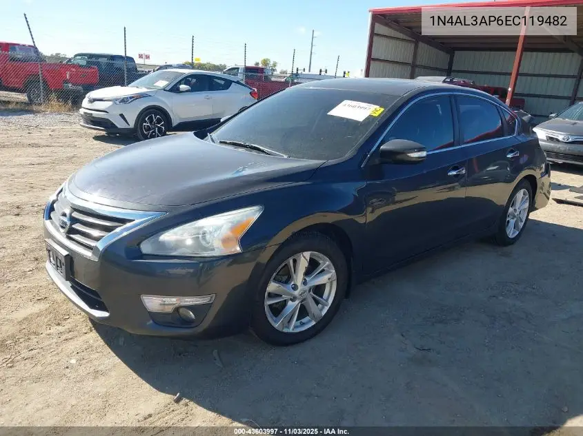 1N4AL3AP6EC119482 2014 Nissan Altima 2.5 Sl