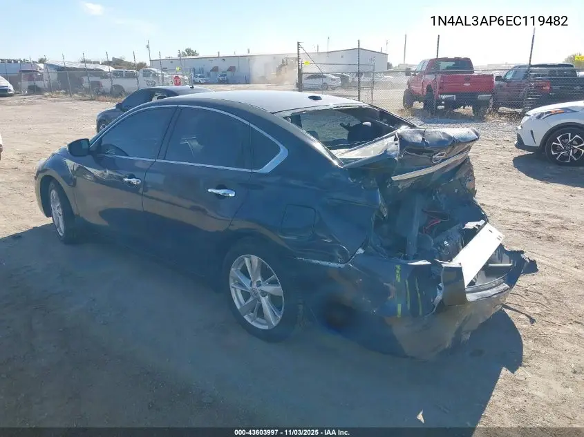 1N4AL3AP6EC119482 2014 Nissan Altima 2.5 Sl