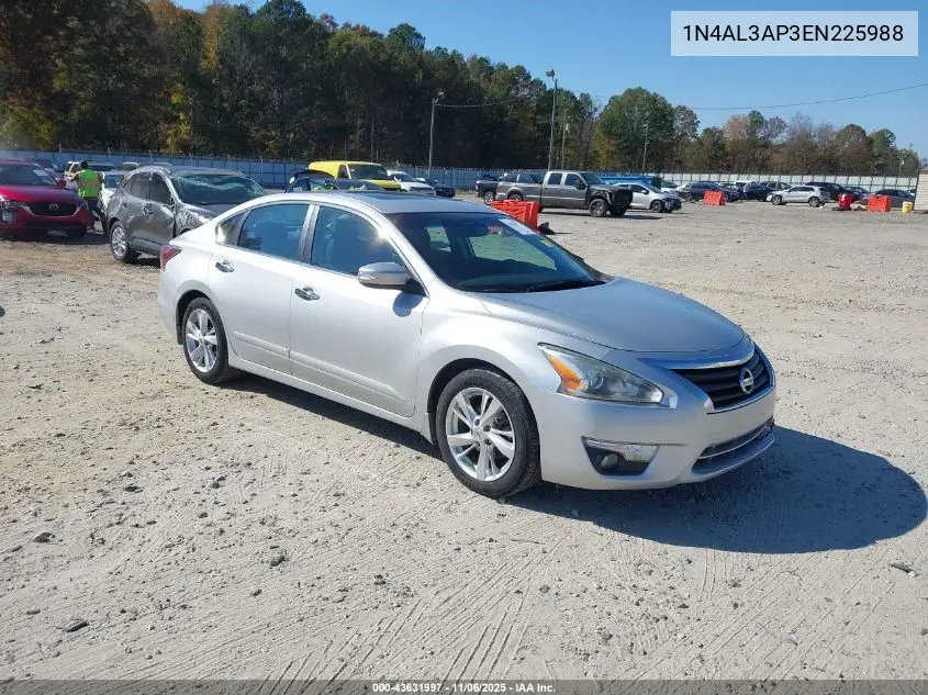 1N4AL3AP3EN225988 2014 Nissan Altima 2.5 Sl