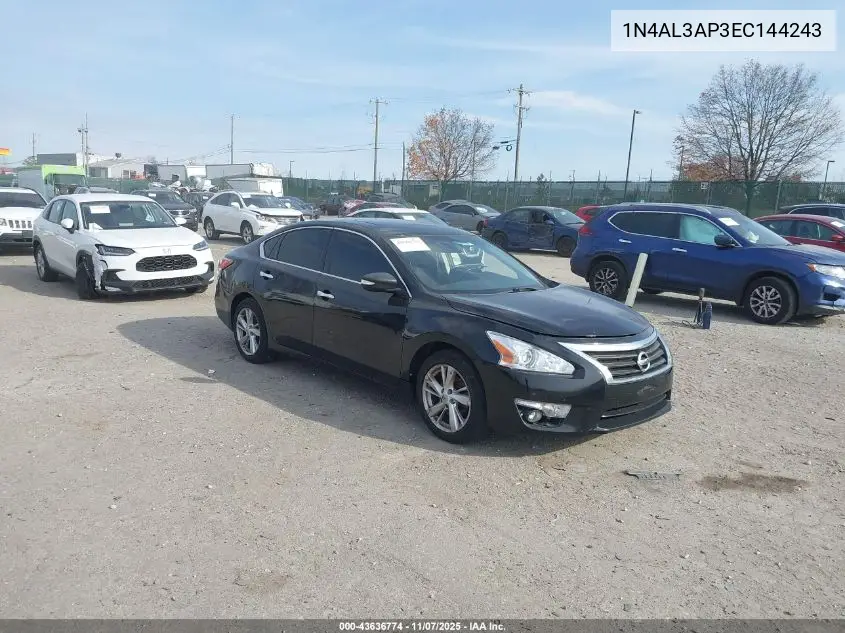 1N4AL3AP3EC144243 2014 Nissan Altima 2.5 Sv