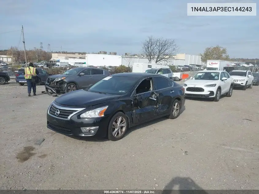 1N4AL3AP3EC144243 2014 Nissan Altima 2.5 Sv