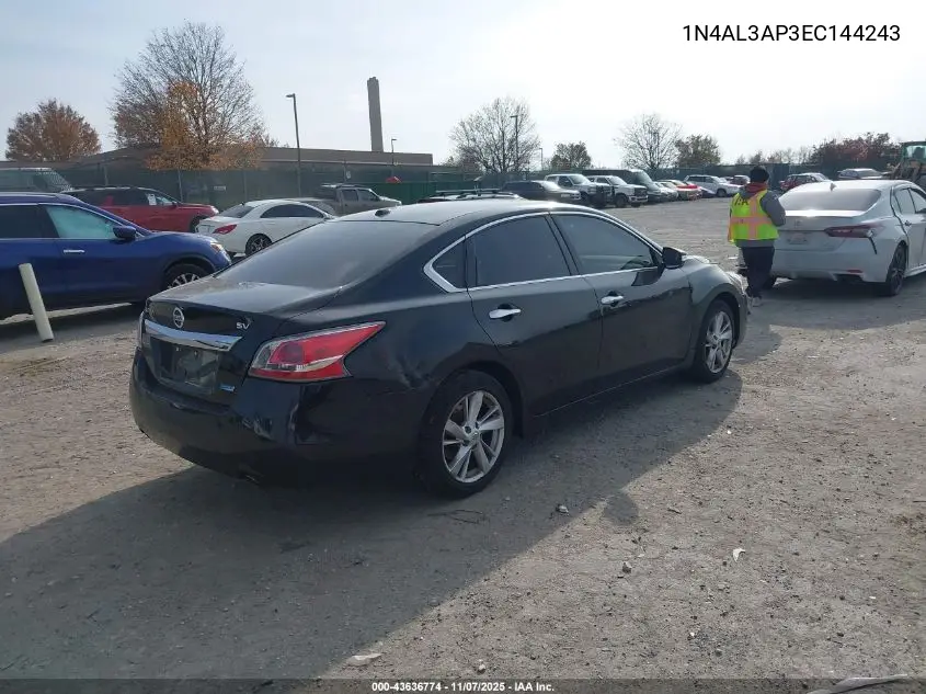 1N4AL3AP3EC144243 2014 Nissan Altima 2.5 Sv