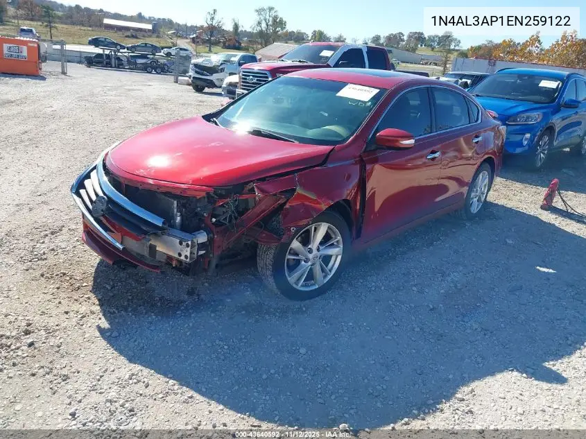 1N4AL3AP1EN259122 2014 Nissan Altima 2.5 Sl