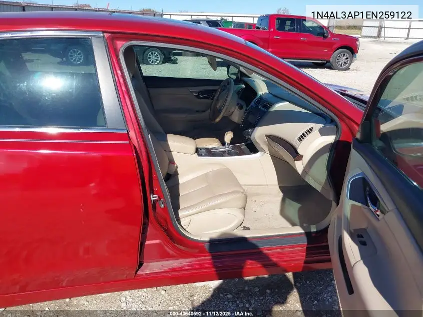 1N4AL3AP1EN259122 2014 Nissan Altima 2.5 Sl