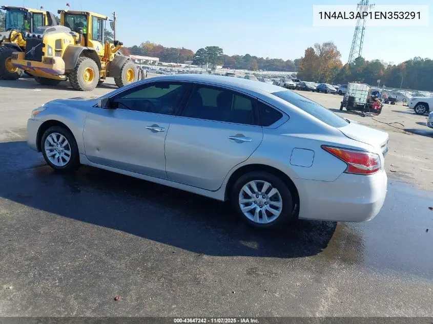 1N4AL3AP1EN353291 2014 Nissan Altima 2.5/2.5 S/2.5 Sl/2.5 Sv