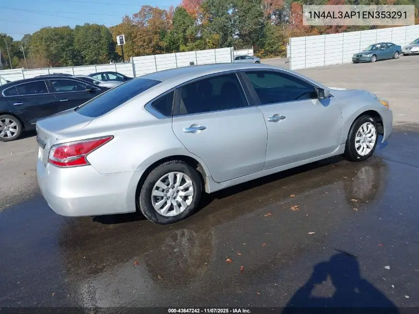 1N4AL3AP1EN353291 2014 Nissan Altima 2.5/2.5 S/2.5 Sl/2.5 Sv