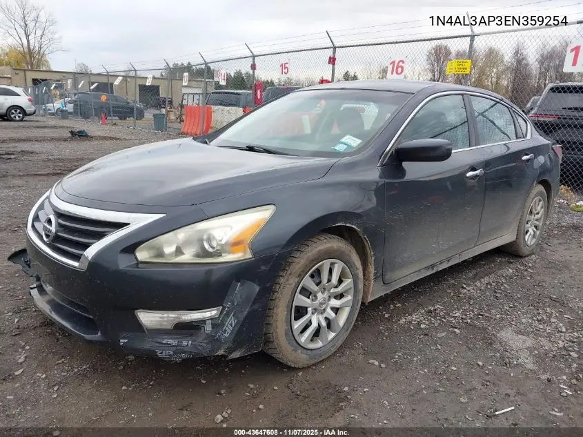 1N4AL3AP3EN359254 2014 Nissan Altima 2.5/2.5 S/2.5 Sl/2.5 Sv