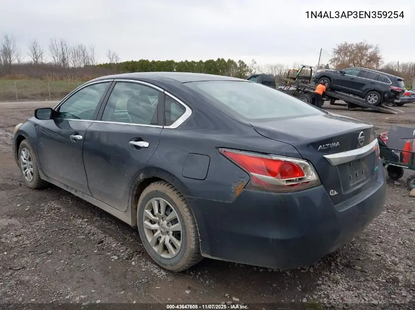 1N4AL3AP3EN359254 2014 Nissan Altima 2.5/2.5 S/2.5 Sl/2.5 Sv
