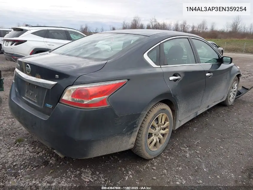 1N4AL3AP3EN359254 2014 Nissan Altima 2.5/2.5 S/2.5 Sl/2.5 Sv