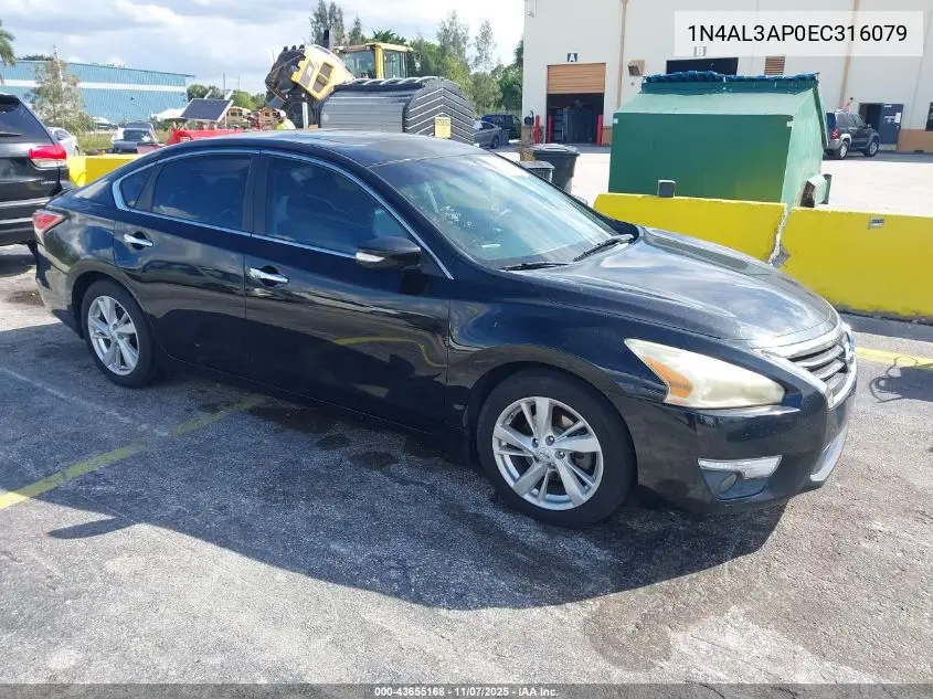 1N4AL3AP0EC316079 2014 Nissan Altima 2.5 Sl