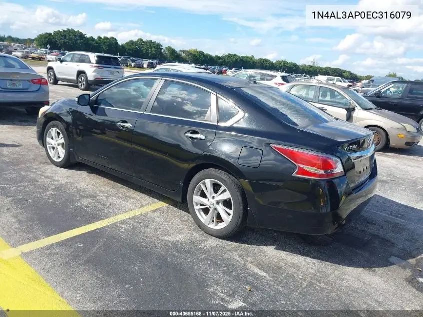 1N4AL3AP0EC316079 2014 Nissan Altima 2.5 Sl