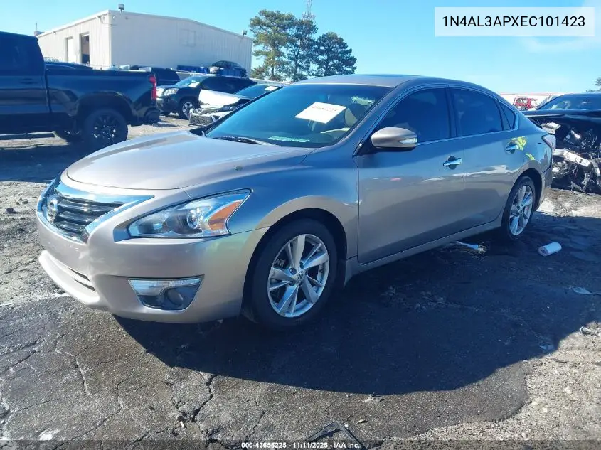 1N4AL3APXEC101423 2014 Nissan Altima 2.5 Sv