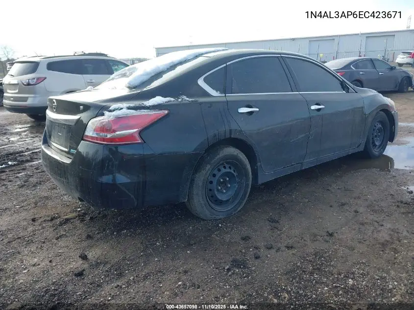 1N4AL3AP6EC423671 2014 Nissan Altima 2.5/2.5 S/2.5 Sl/2.5 Sv
