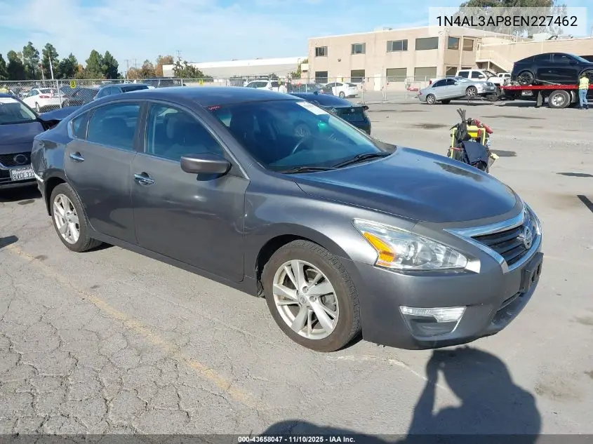 1N4AL3AP8EN227462 2014 Nissan Altima 2.5 Sv